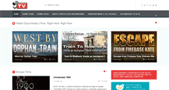 Desktop Screenshot of documentarytv.com